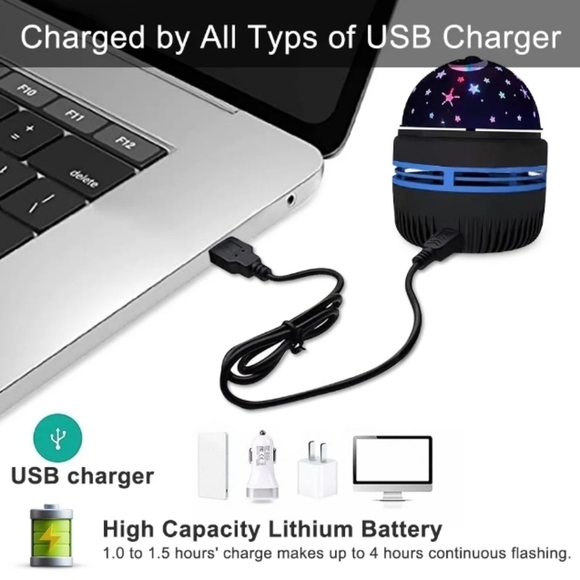 Rotating LED Mini Star Light Projector - Picture 9 of 9